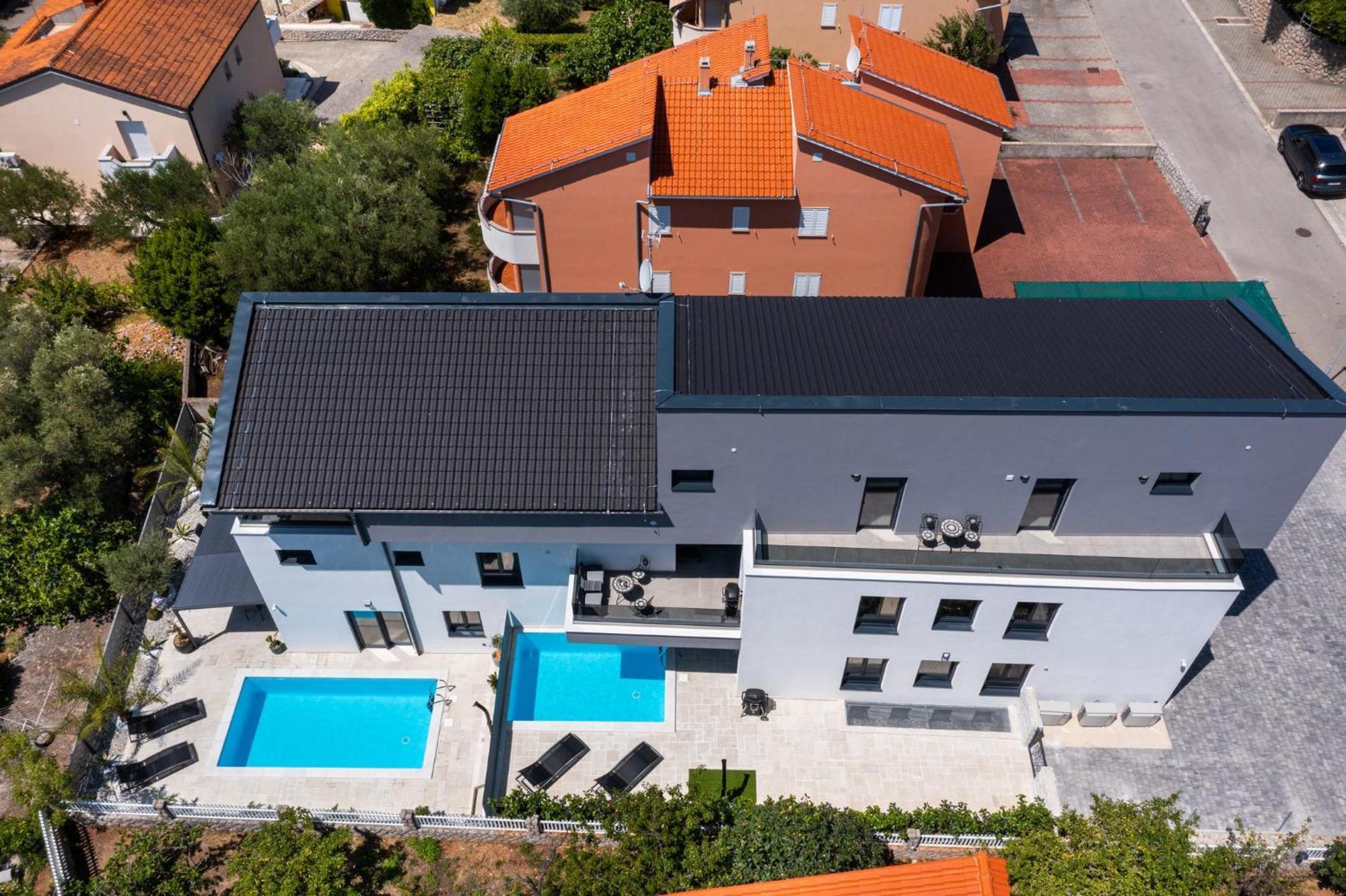 Luxury Villa Adria Apartments Krk Town Exterior foto